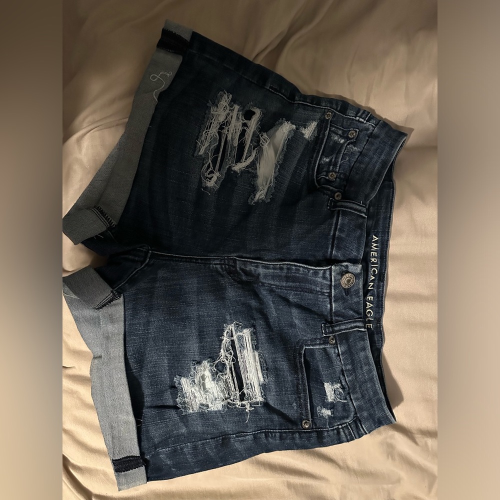 AE next level Curvy Denim Midi Short